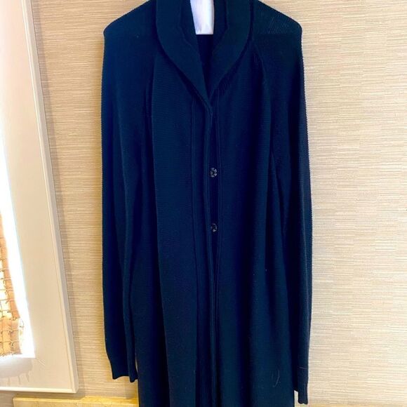Balenciaga Paris long black cardigan sweater. Size 38 - Picture 1 of 7